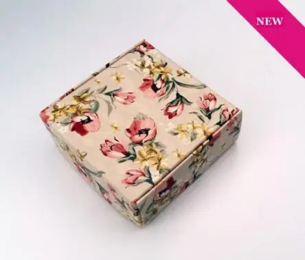 

6.5*6.5*3cm Small White paper gift box for wedding,foldable cardboard paper boxes,handmade soap packaging box