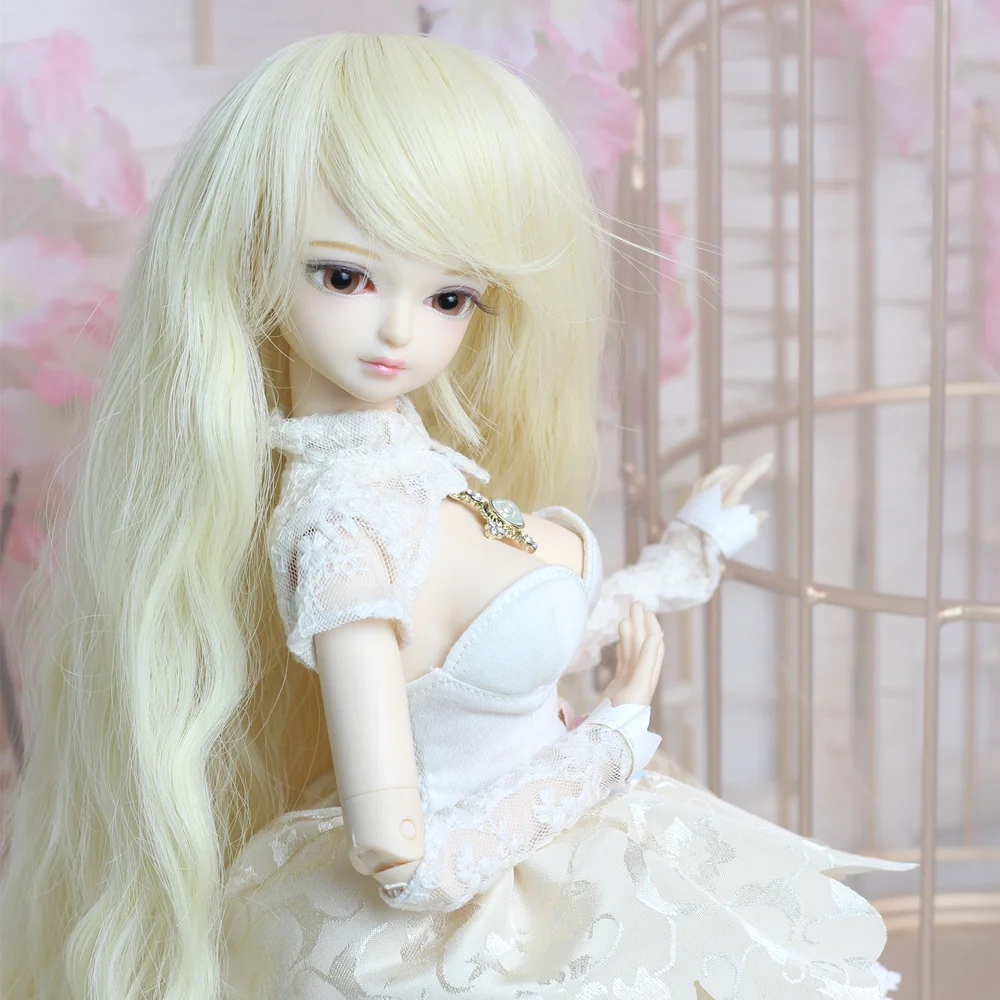 Шарнирная кукла Dream Fairy 1/4 45 см милая девушка с макияжем золотые длинные волосы