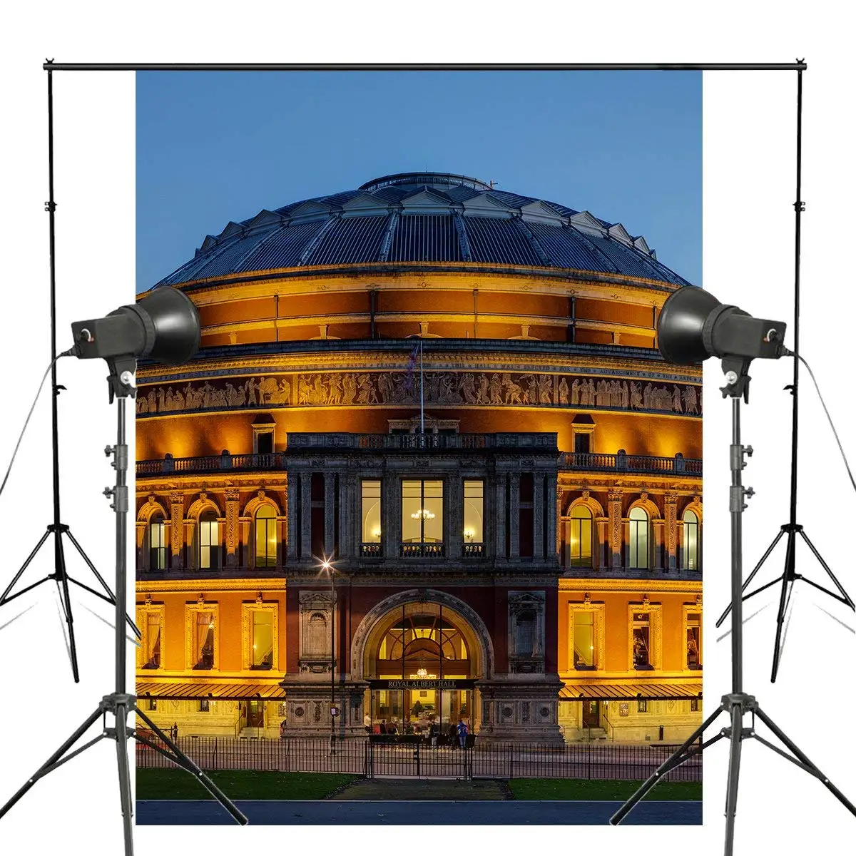 

150x220cm Royal Albert Hall Photography Background London Architecture Backdrop Night Viem Theme Studio Background