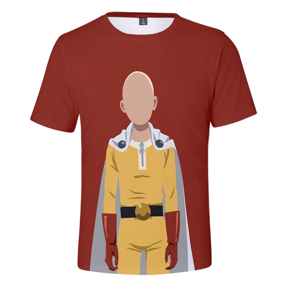 Женские/мужские футболки с 3D принтом One Punch Man Season 2 модная летняя футболка