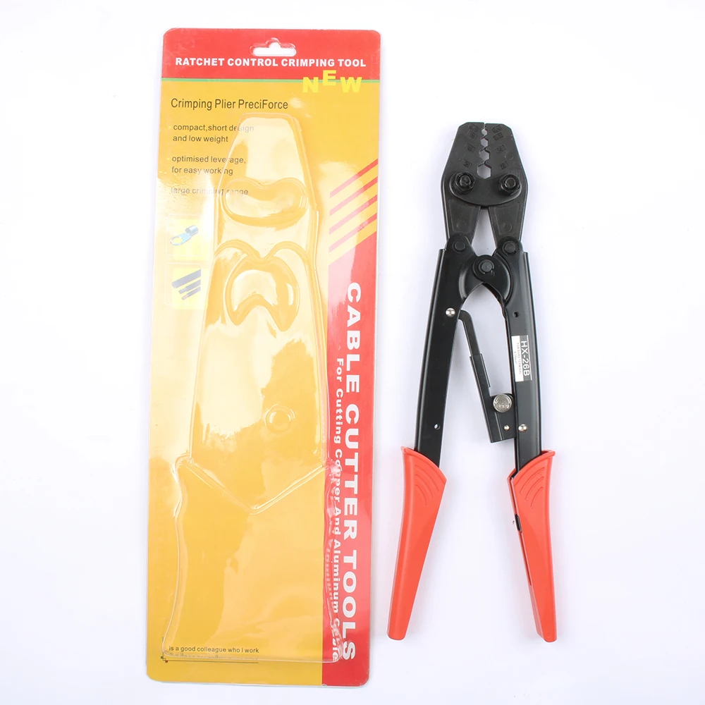 HX-26B JAPANESE STYLE CRIMPING PILER FOR terminal 6-25 mm2 PLIERS RATCHET crimping tools | Инструменты