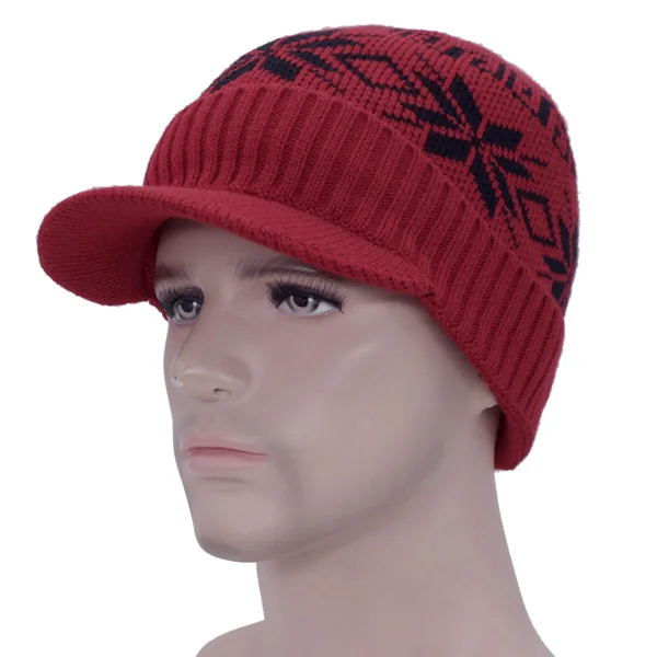 red hat YOUBOME Skullies Beanies зимняя шапка бини для мужчин женщин вязаная шапка шарф мужской теплый шею толстый мужской кольцо зимняя шапка - Цвет: red hat