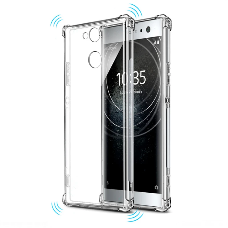 Чехол-бампер из мягкого ТПУ для Sony Xperia XA1 XA2 10 Plus L1 L2 L3 1 XZ2 | Мобильные телефоны и