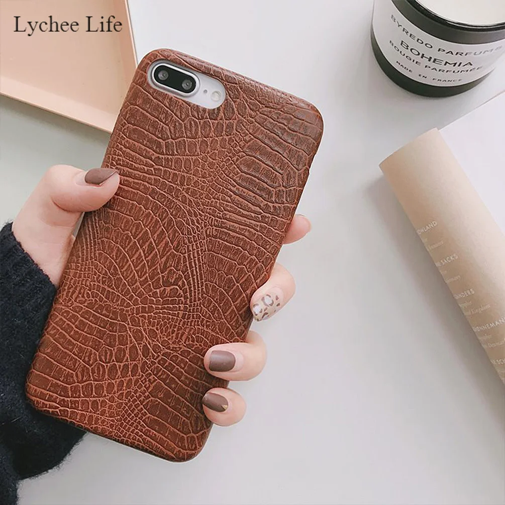 Lychee Life винтажный Крокодил Синтетическая кожа ткань мягкая имитация ПВХ кожа для одежды сумки Швейное Ремесло «сделай сам»