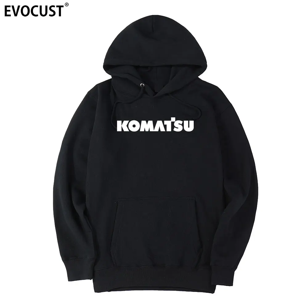

Komatsu men Hoodies Sweatshirts women unisex Combed Cotton