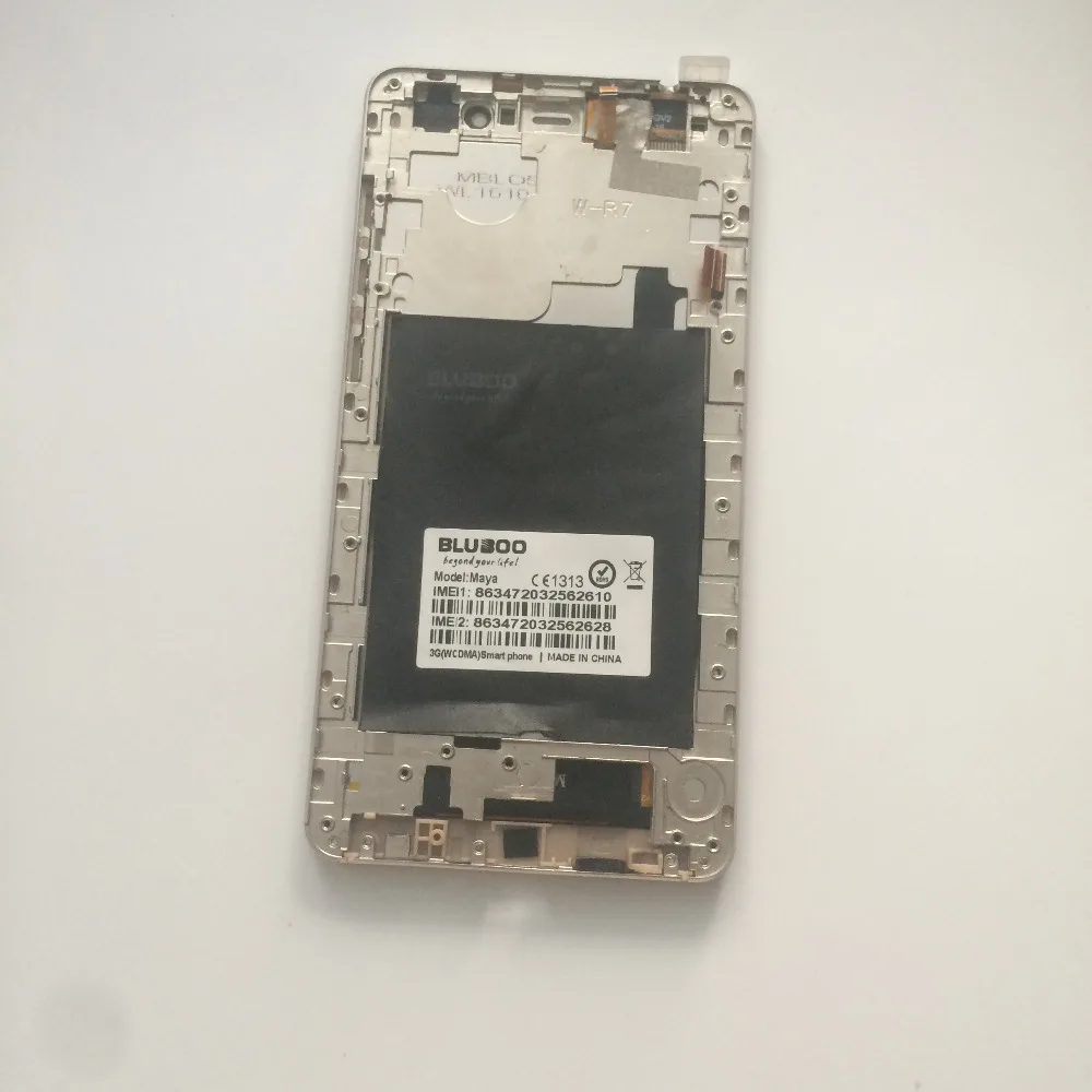 Используется ЖК-дисплей экран + сенсорный рамка для сотовый телефон bluboo Maya 5