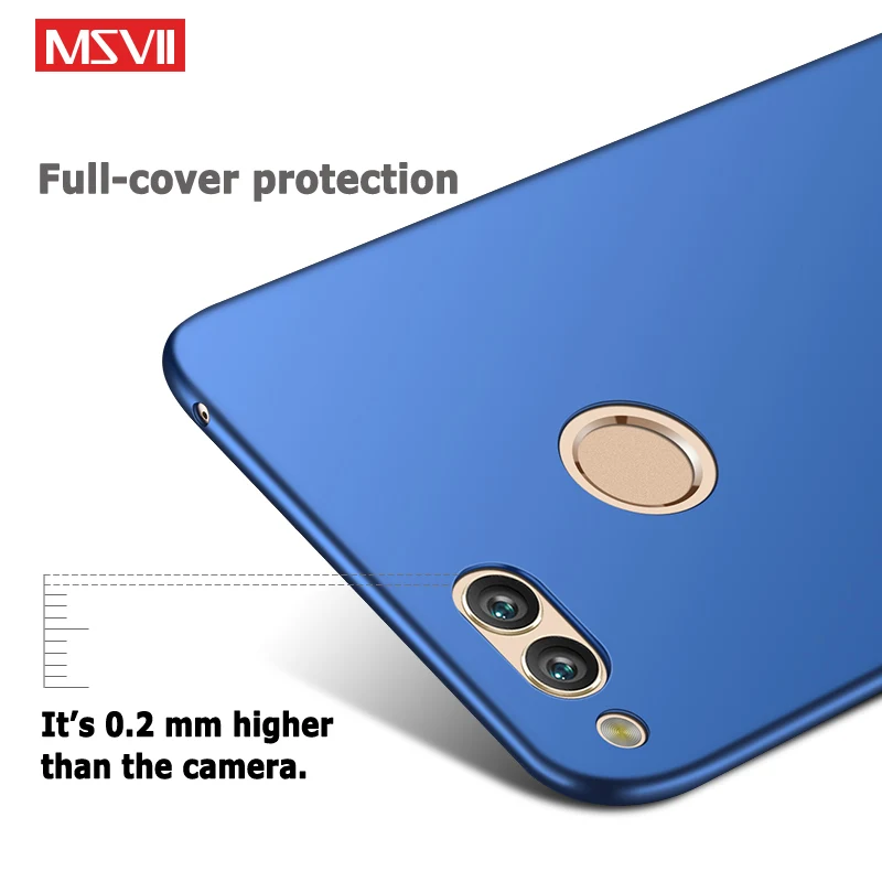 Чехол для Huawei honor 7X case MSVII Brand coque For Honor 7 X slim hard PC Back Cover huawei phone case|Бамперы| |