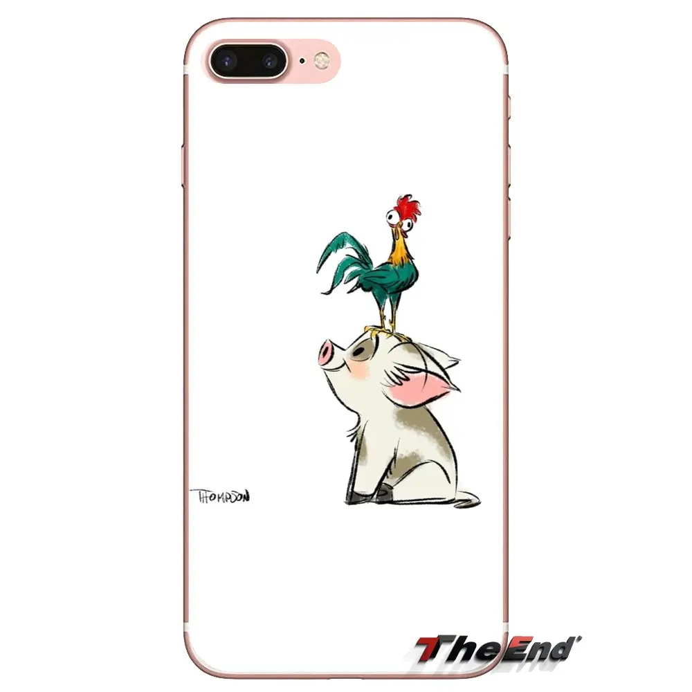 Анимация Моана мультфильм мягкие прозрачные чехлы Чехлы для Xiaomi Redmi 4A S2 Note 3 S 4X5 Plus