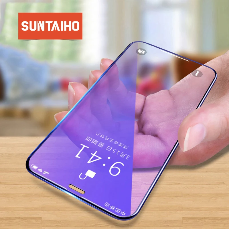 Закаленное стекло Suntaiho с защитой от синего света для iPhone XS MAX 8 7 plus Защита экрана