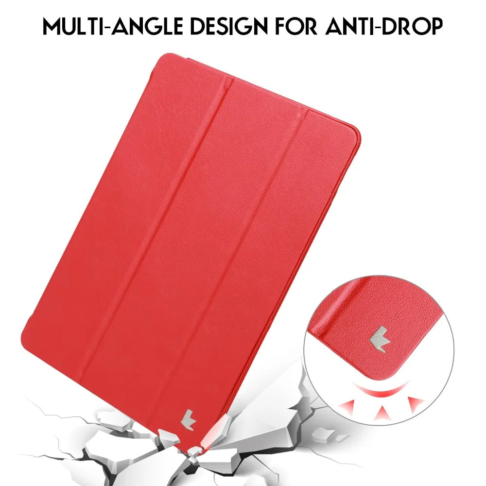 Jisoncase для iPad Air(3rd Gen) 10," кожаный тонкий складной Ультра легкий защитный чехол с автоматическим пробуждением/сном