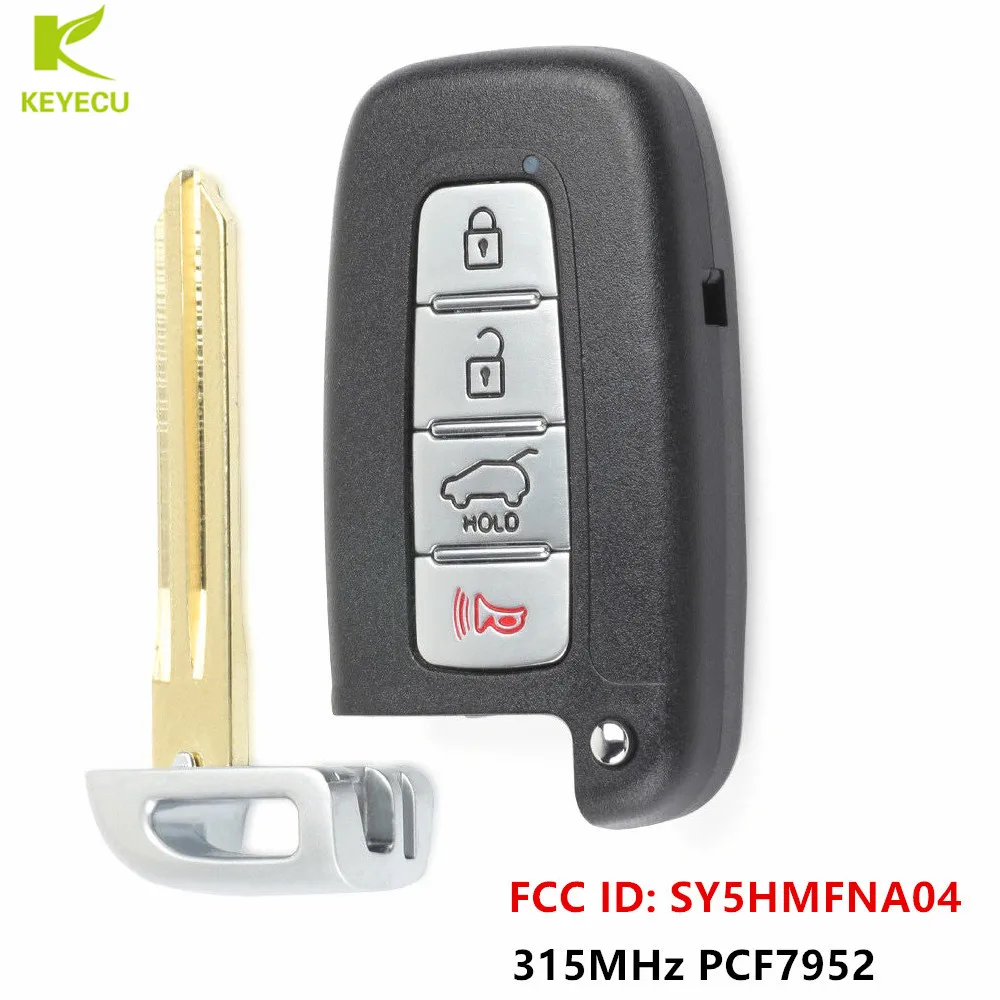 Замена KEYECU дистанционный смарт ключ-брелок 315 МГц PCF7952 для хэтчбека Hyundai Elantra 2011-2014