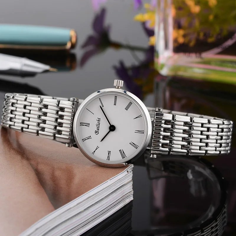 BAILISHI new ladies watchs silver stainless steel Quartz Water Resistant womens watches top brand luxury casual Wristwatch | Наручные