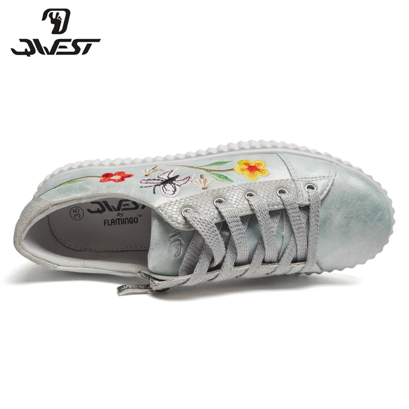 QWEST/однотонная Нескользящая дышащая кожаная стелька на липучке размер 33-38