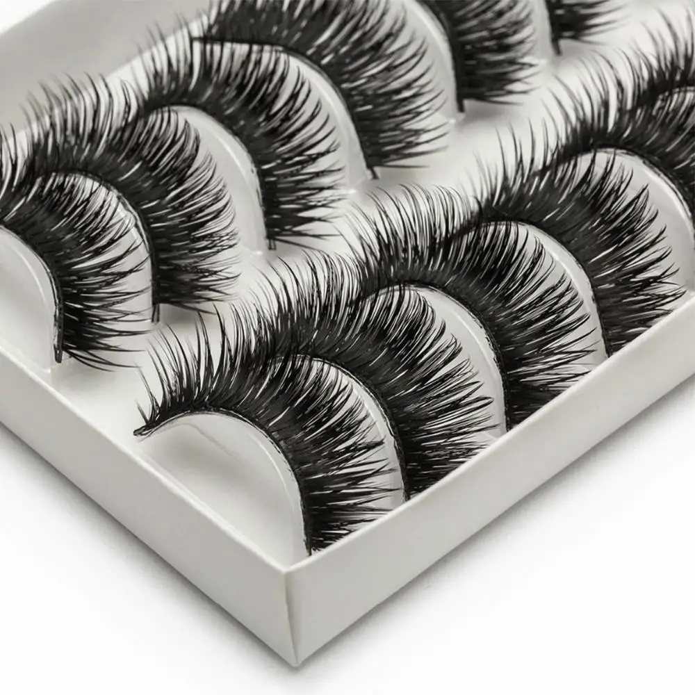 10Pairs/Pack Cheap 3D Mink Lashes Eyelash Natural False Eyelashes Fake Long Makeup Faux Extension Beauty | Красота и здоровье