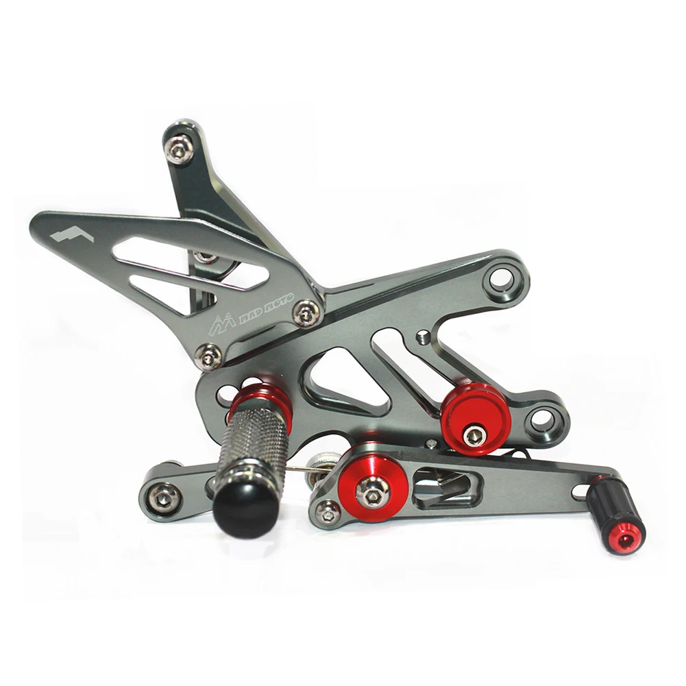 Для Aprilia RSV4 Заводские APRC ABS 2013 CNC Регулируемые подножки для ног Rider Rearsets педаль для ног