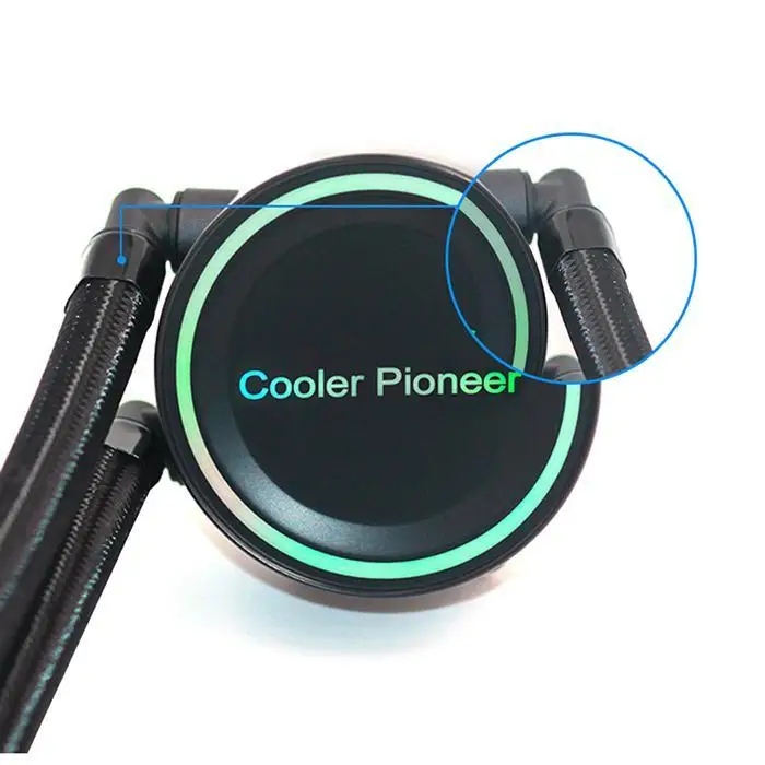 240 Стандартный кулер Cooler Master MasterLiquid адресуемый RGB все-в-одном процессор жидкостный кулер двухкамерный Intel/AMD поддержка охлаждения