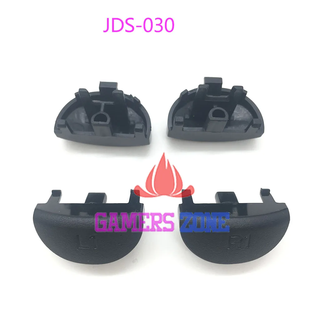 Черная сменная кнопка для DualShock 4 10 комплектов триггеры L1 R1 PlayStation PS4