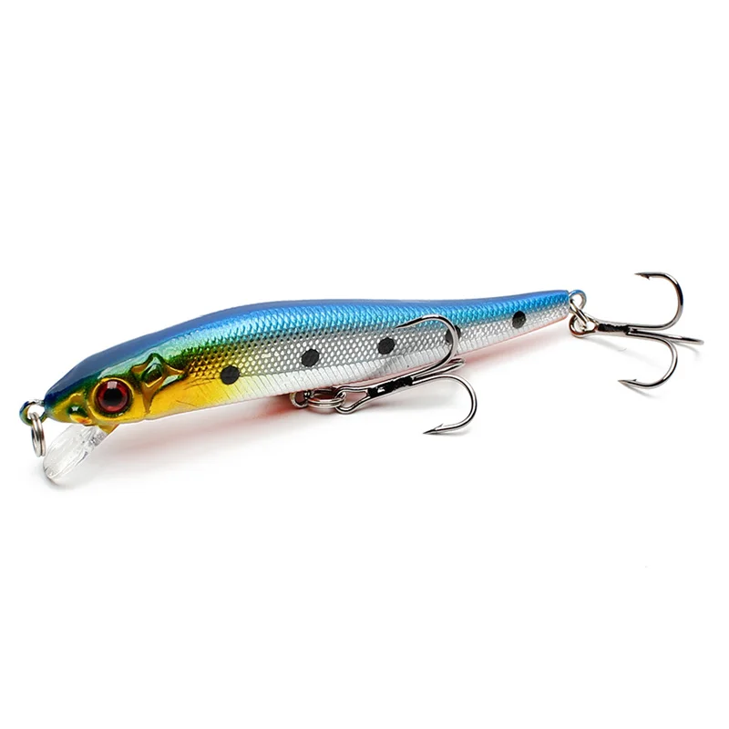 Yuewins новая Рыболовная Приманка Minnow 8 см 5 9 г Topwater жесткая искусственная приманка 3D