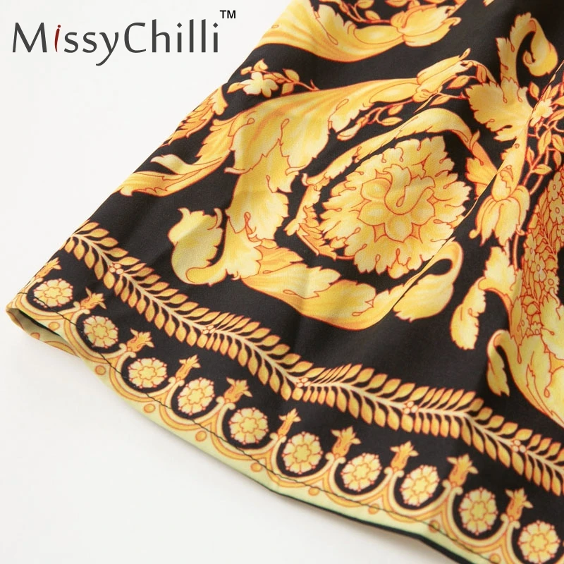 MissyChilli сексуальное Золотое вечернее платье с пейсли, женское осеннее короткое Клубное платье, Дамское элегантное платье большого размера, винтажное платье Vestidos