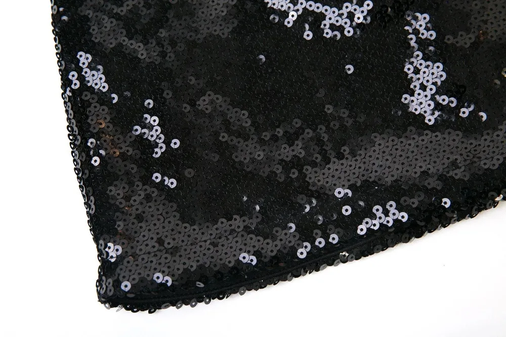 Женская мини-юбка с блестками и эластичной резинкой на талии вечерняя Клубная