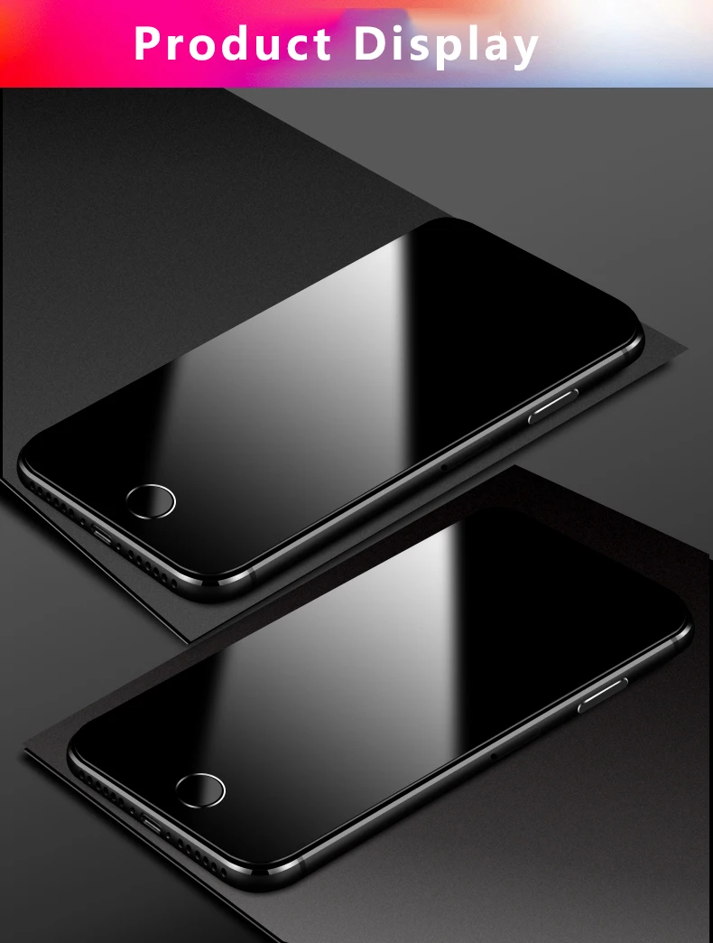 2 шт./лот полное покрытие мате Закаленное стекло пленка для iphone 7 8 протектор экрана для iphone 8 7 plus IIRROONN