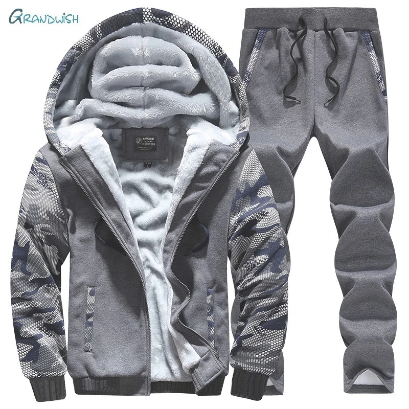 Grandwish/толстый детский спортивный костюм комплекты для мальчиков комплект одежды