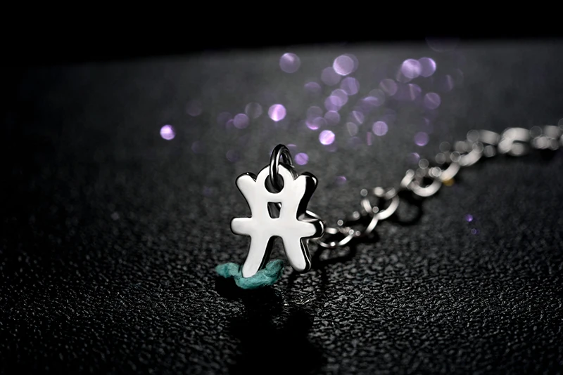 12 Constellation 925 Sterling Silver Pendant Zodiac Sign necklace Women Virgo Libra Scorpio Aquarius Necklace Wedding Jewelry