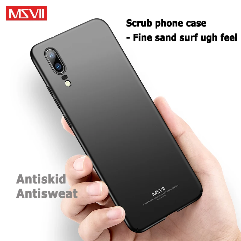 Чехол для huawei P20 MSVII Жесткий ПК легкий матовый чехол ультра тонкий матовый чехол для huawei P20 Pro Lite чехол для телефона