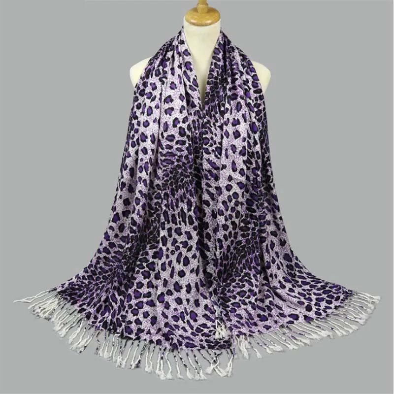 Новинка леопардовый принт женские шарфы сезон осень-зима Повседневный большой