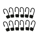 12 шт.компл. прочные стальные концевые крючки для 6 мм Морской лодки Каяка противоударный шнур банджи веревка для багажа самодельные ремни