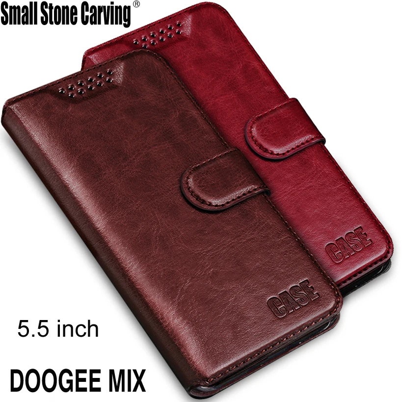 Роскошный кожаный чехол-книжка для DOOGEE MIX, чехол для мобильного телефона, чехол Для doogee mix 5,5, чехол с отделениями для карт