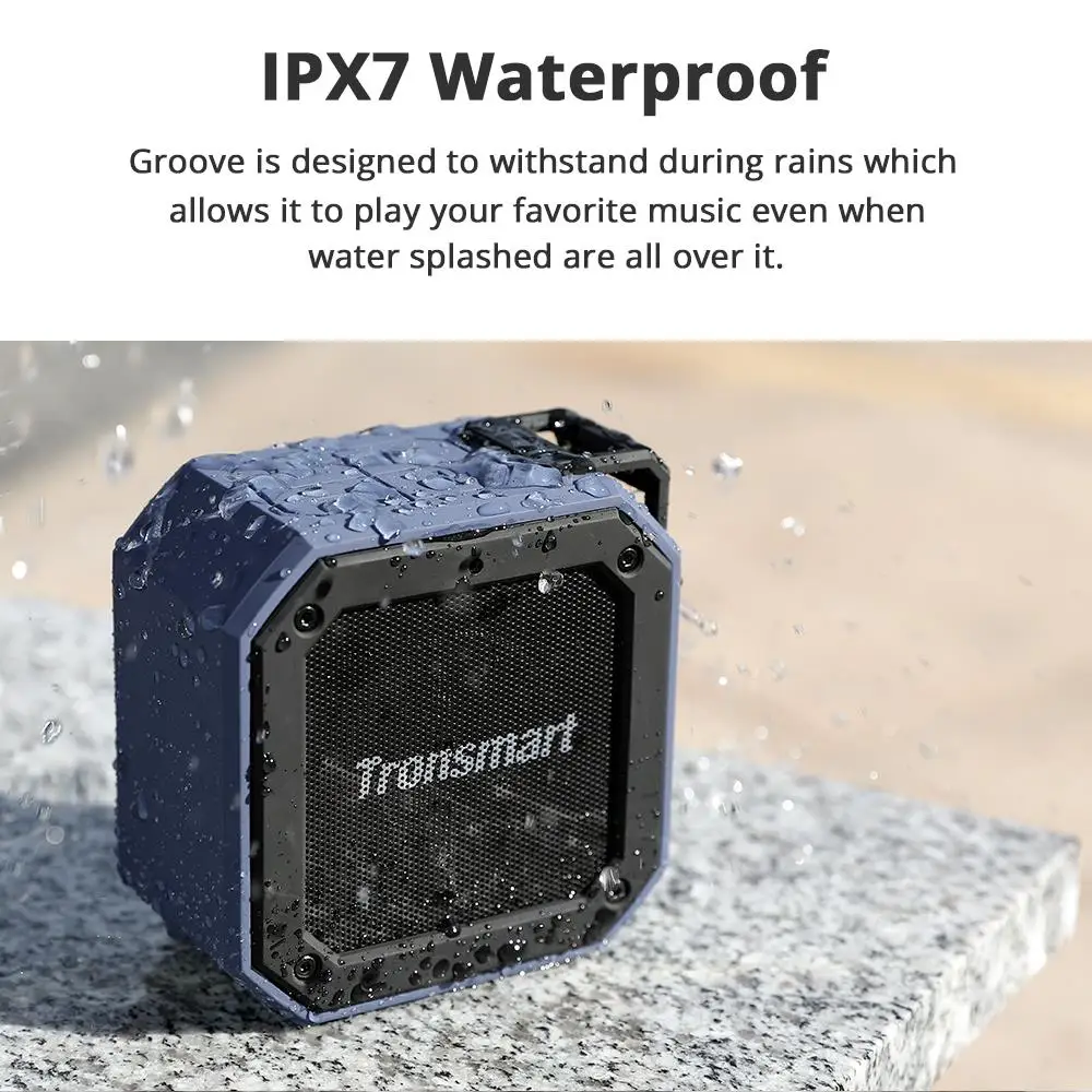 Tronsmart элемент Groove Bluetooth Динамик IPX7 Водонепроницаемый Колонка Портативный s для