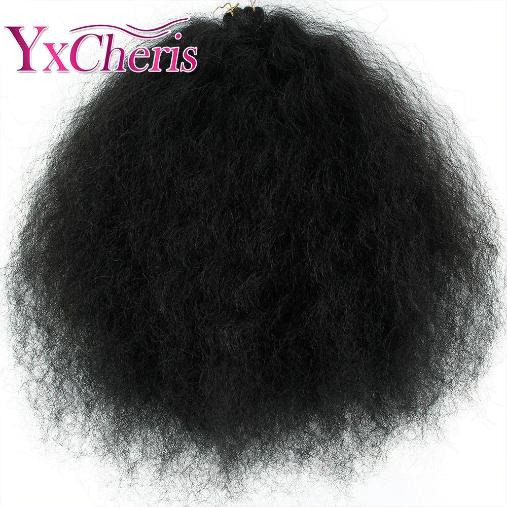 

Синтетические косички из марли, пушистые косички из Омбре для наращивания, 18 дюймов