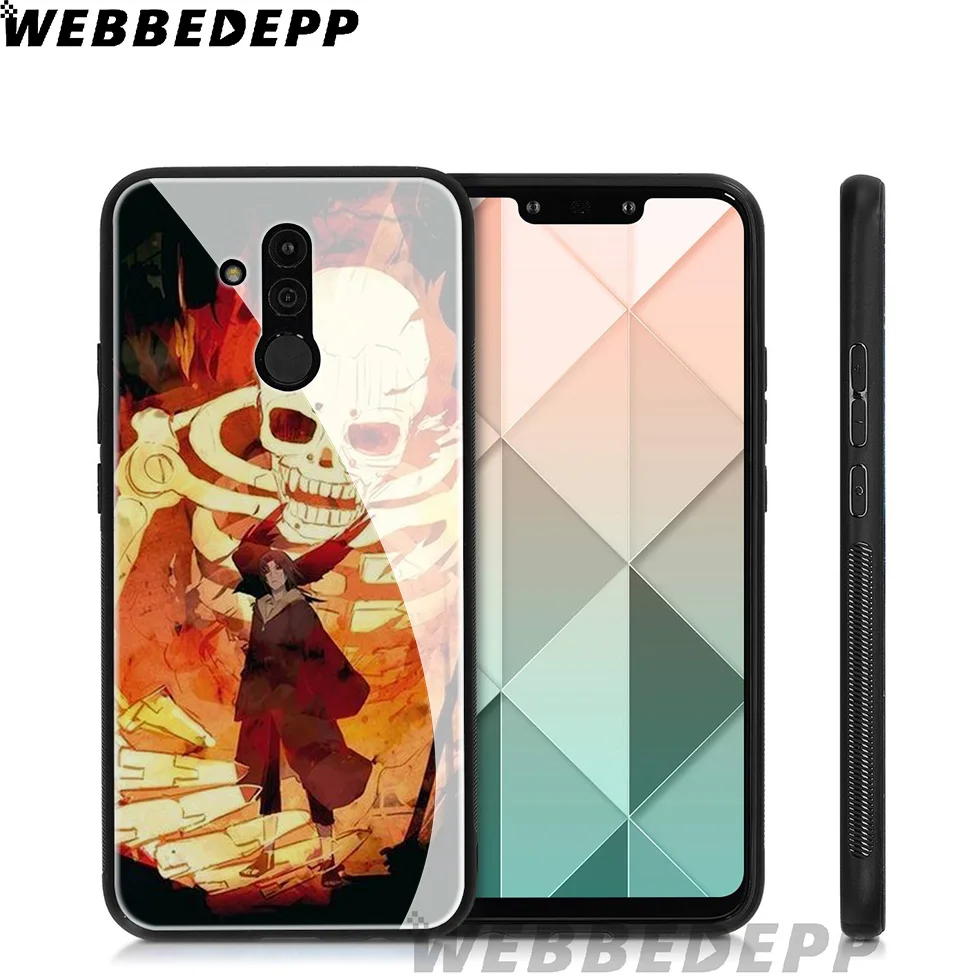Чехол из закаленного стекла в японском стиле Наруто Итачи Учиха для Huawei Mate 20 P20 P10 P