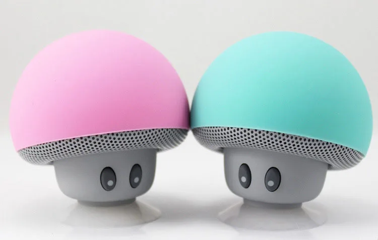 Мини Грибовидная bluetooth колонка водостойкая присоска Bluetooth аудио Колонка на