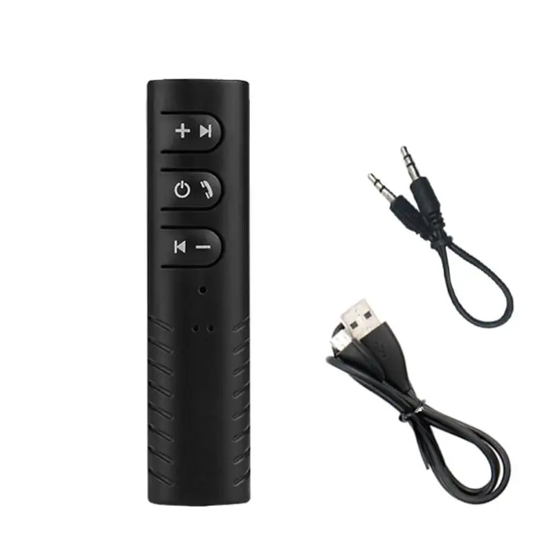 Black Receiver Вы первый Bluetooth наушники гарнитура Проводные 70 см Bluetooth наушники беспроводной приемник AUX с микрофоном громкой связи для телефона - Цвет: Black Receiver