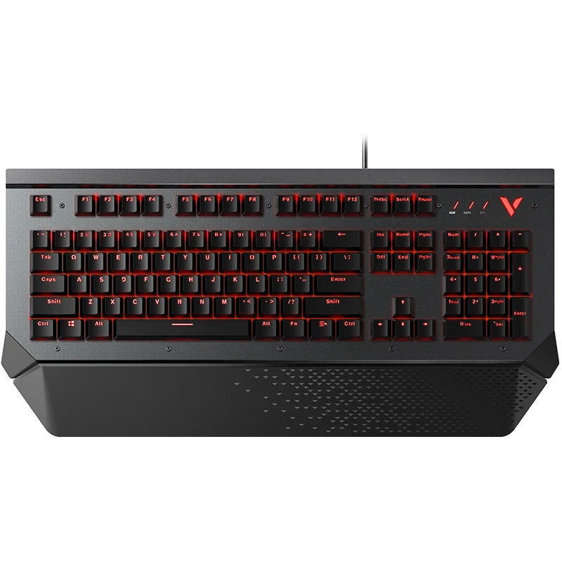 RAPOO V780 механическая клавиатура с подсветкой usb Настольный ПК геймер для игровой