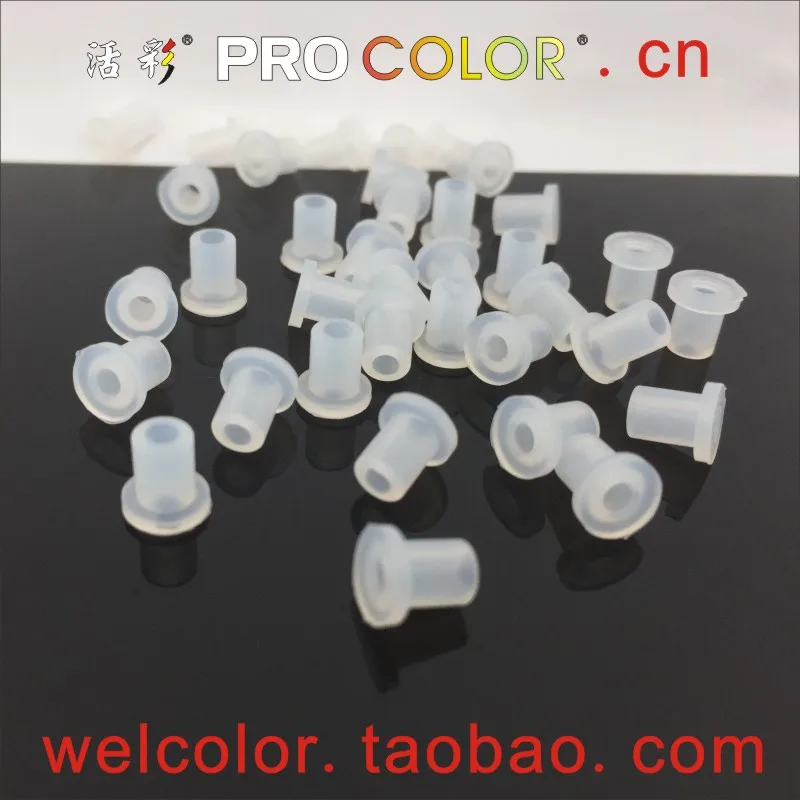 

Factory Customized small silicone rubber hole plugs for Electronic equipment Components OD 4mm 5/32" 4 4.0 MM ID 2mm 5/64" 2 MM