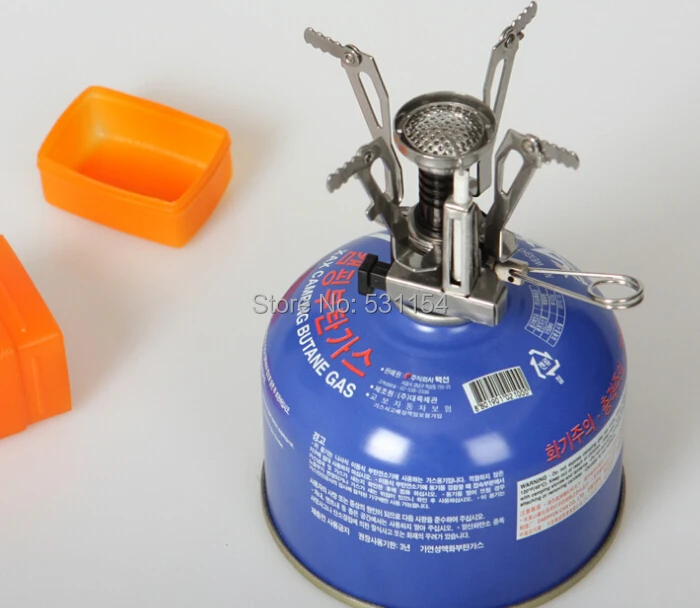 Бесплатная доставка открытый портативный ультра мини нержавеющая сталь газовая