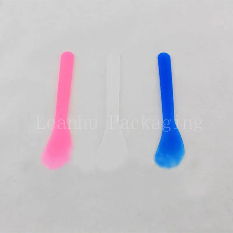 Wholesale Color Makeup Plastic Brush ,Small Spoon Tools Stick Mask Stick Brush (200PC/Lot)