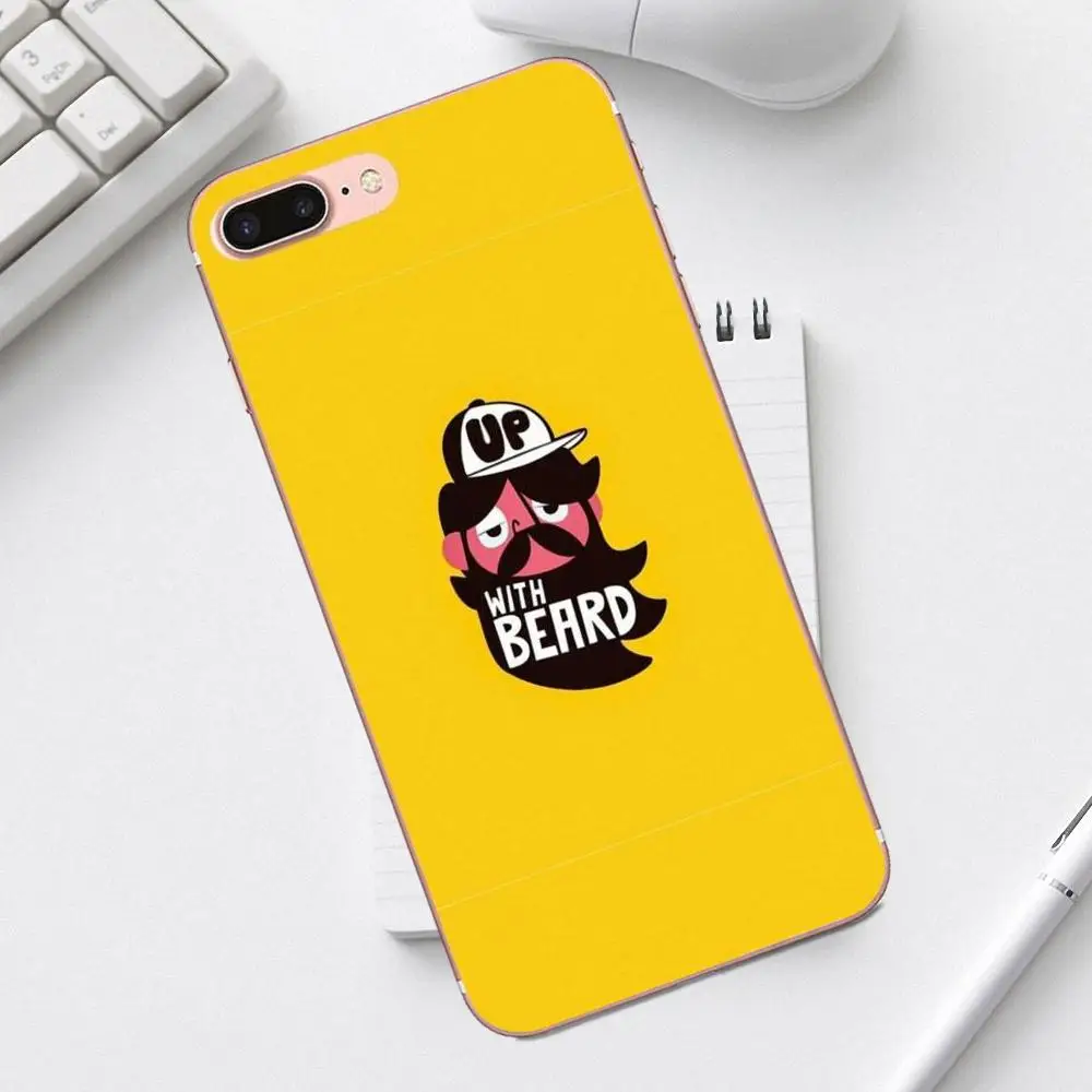 Крышки-чехлы из мягкого материала Qdowpz для Galaxy Alpha Core Prime Note 4 5 8 S3 S4 S5 S6 S7 S8 S9 mini edge Plus от Geek Bearded Artist.