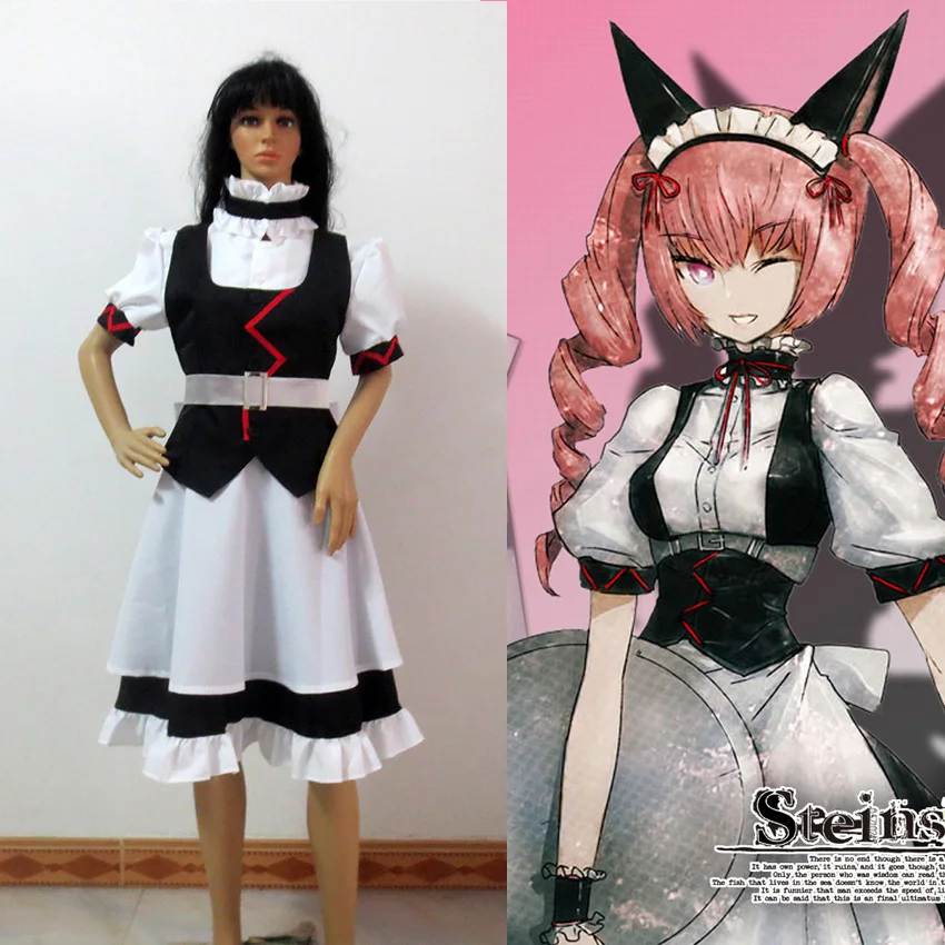 Костюм горничной Steins Gate Ferris Nyannyan Akiharumiho костюм для косплея изготовленный на