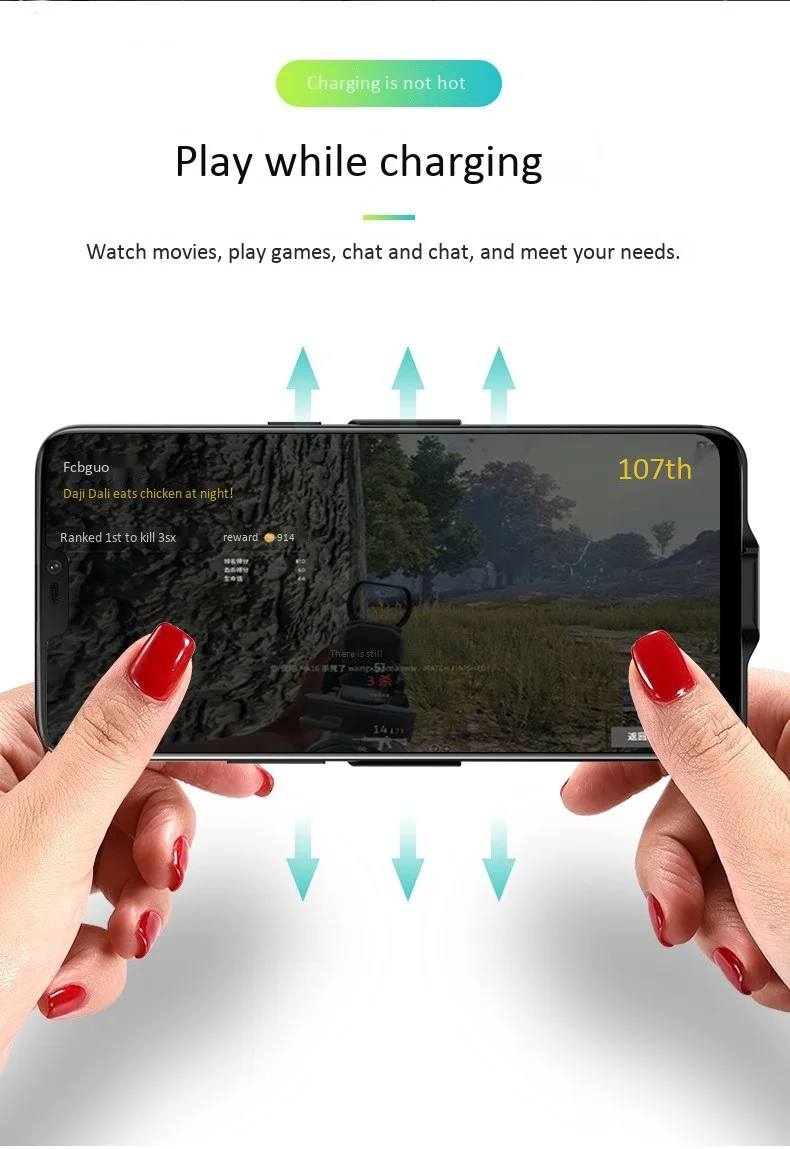 2019 чехол для зарядного устройства Oneplus 7 pro 6000 мАч портативного зарядки