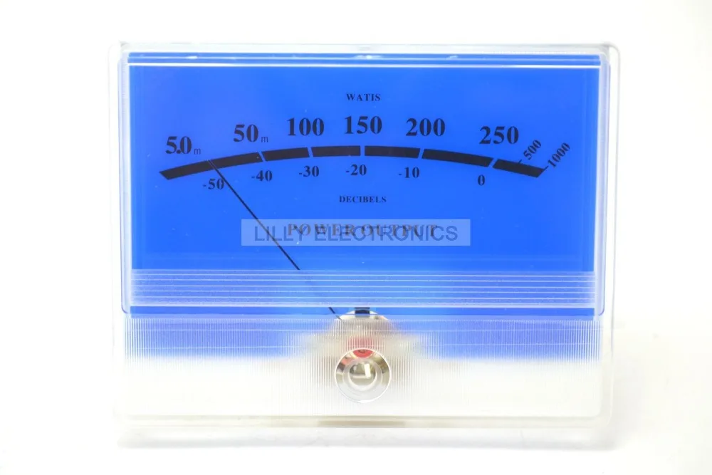 

Panel VU Meter DB Level Header Blue lake Amplifier chassis Audio Level meter