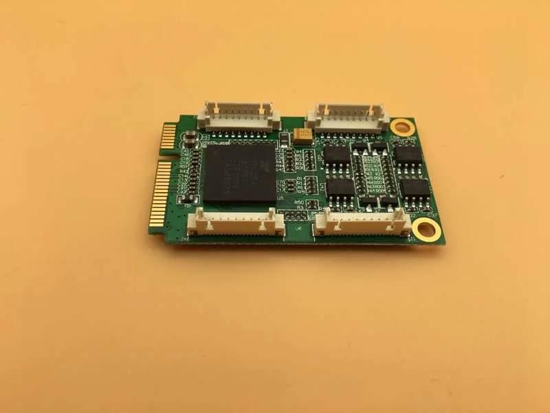 MINI PCI E к 4 портовой последовательной карте RS422 / 485 с чипом EXAR 17V354 9 контактный