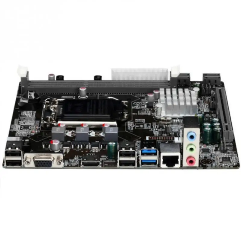 H81 LGA 1150 материнская плата разъем LGA1150 Micro ATX настольный USB 3,0 двухканальный 16 ГБ DDR3 для Xeon Intel i3 i5 i7