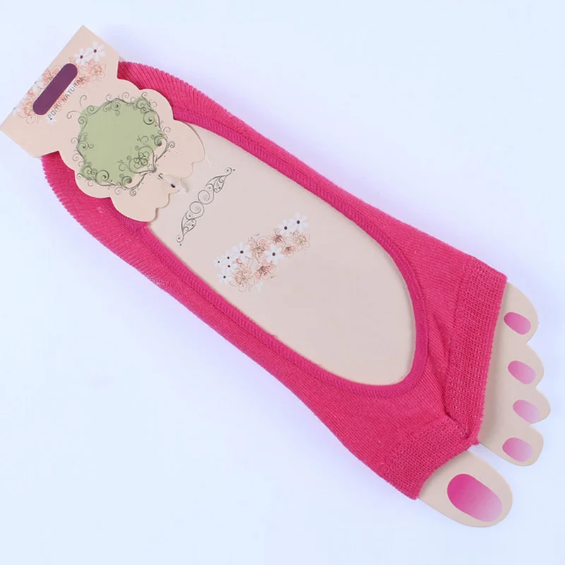 Женские хлопковые носки с открытым носком 1 пара невидимые низким вырезом