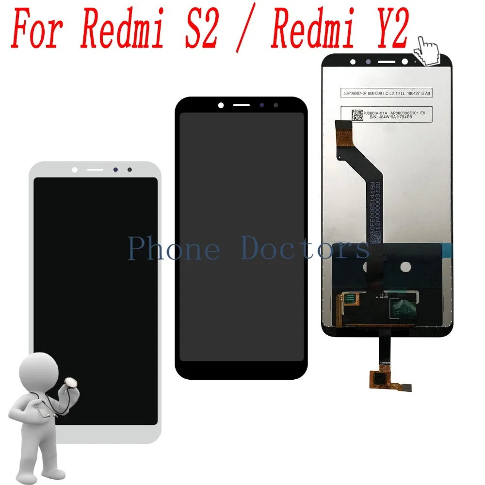 5,99 'полный сенсорный экран дигитайзер стекло + ЖК-дисплей в сборе для Xiaomi Redmi Y2 M1803E6I / Redmi S2 M1803E6C