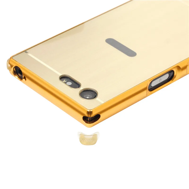 ZEALLION для sony X Compact F5321 чехол 2 в 1 пластинчатый Металл Алюминий Рамка Тонкий матовый