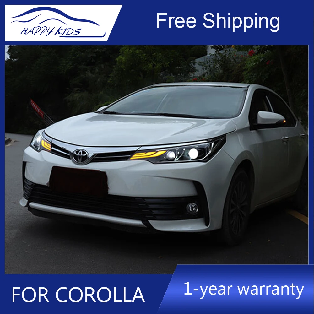 Автомобильный Стайлинг для новых Corolla Атис фары 2018 светодиодный налобный фонарь